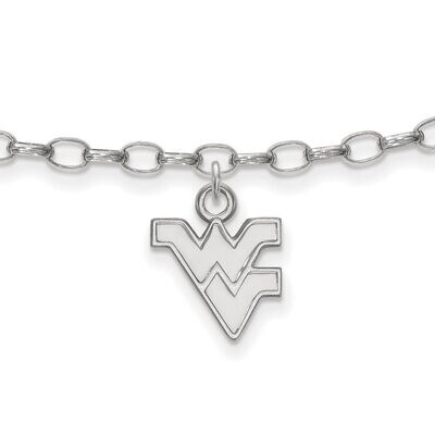 West Virginia University Anklet Sterling Silver SS030WVU, MPN: SS030WVU, 886774722023