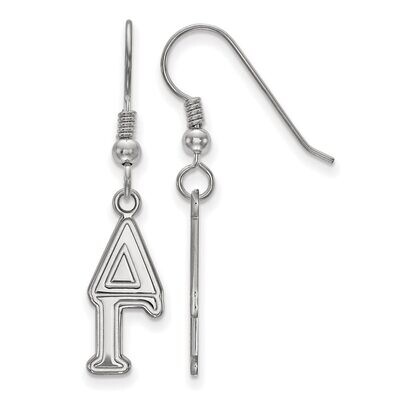 Delta Gamma Dangle Medium Earrings Sterling Silver SS004DG, MPN: SS004DG, 886774599083