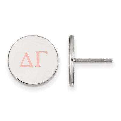 Delta Gamma Enameled Post Earrings Sterling Silver SS032DG, MPN: SS032DG, 886774606361