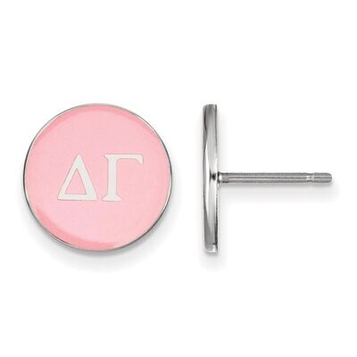 Delta Gamma Enameled Post Earrings Sterling Silver SS031DG, MPN: SS031DG, 886774606101