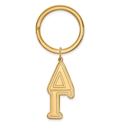 Delta Gamma Key Chain Gold-plated Silver GP010DG, MPN: GP010DG, 886774910758