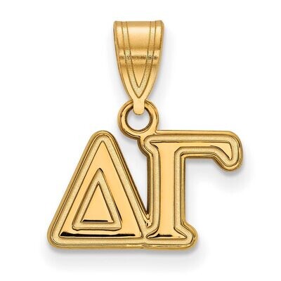 Delta Gamma Medium Pendant Gold-plated Silver GP003DG, MPN: GP003DG, 886774895215