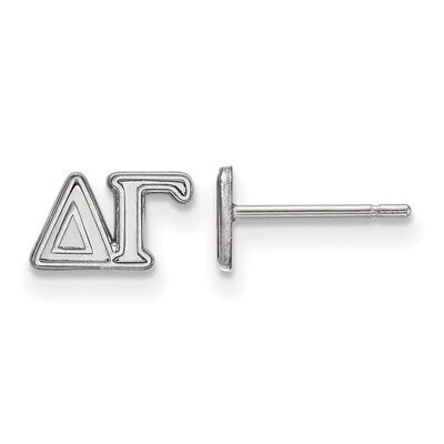 Delta Gamma Extra Small Post Earrings Sterling Silver SS005DG, MPN: SS005DG, 886774599342