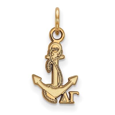 Delta Gamma Extra Small Pendant Gold-plated Silver GP034DG, MPN: GP034DG, 886774936475