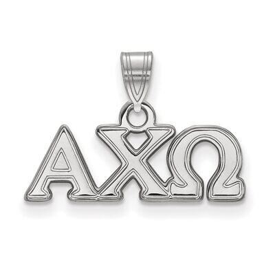 Alpha Chi Omega Small Pendant Sterling Silver SS002ACO, MPN: SS002ACO, 886774598444