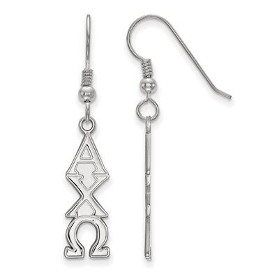 Alpha Chi Omega Dangle Medium Earrings Sterling Silver SS004ACO, MPN: SS004ACO, 886774598963