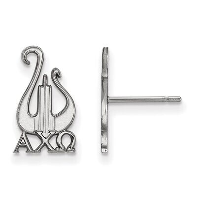 Alpha Chi Omega Extra Small Post Earrings Sterling Silver SS038ACO, MPN: SS038ACO, 886774607801