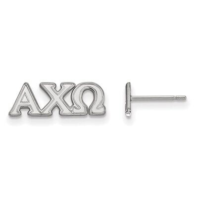 Alpha Chi Omega Extra Small Post Earrings Sterling Silver SS005ACO, MPN: SS005ACO, 886774599229