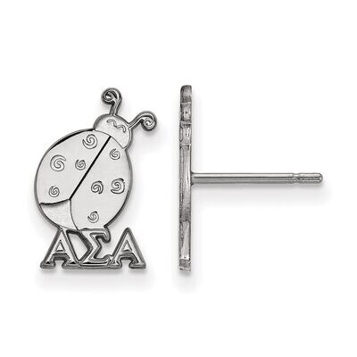 Alpha Sigma Alpha Extra Small Post Earrings Sterling Silver SS038ASI, MPN: SS038ASI, 886774607887