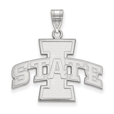 Iowa State University Large Pendant Sterling Silver SS004IAS, MPN: SS004IAS, 886774686592