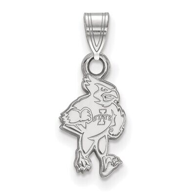 Iowa State University Small Pendant 14k White Gold 4W016IAS, MPN: 4W016IAS, 886774841045