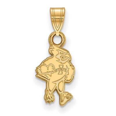 Iowa State University Small Pendant 14k Yellow Gold 4Y016IAS, MPN: 4Y016IAS, 886774873879