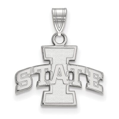 Iowa State University Small Pendant 14k White Gold 4W002IAS, MPN: 4W002IAS, 886774826622
