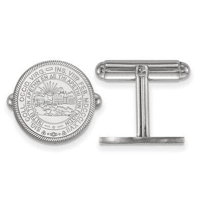 West Virginia University Crest Cufflinks Sterling Silver SS052WVU, MPN: SS052WVU, 886774722337