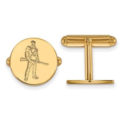 West Virginia University Cufflinks Gold-plated Silver GP056WVU, MPN: GP056WVU, 886774949710