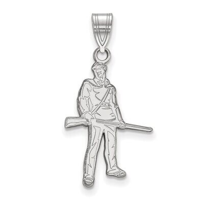 West Virginia University Medium Pendant 10k White Gold 1W045WVU, MPN: 1W045WVU, 886774788821