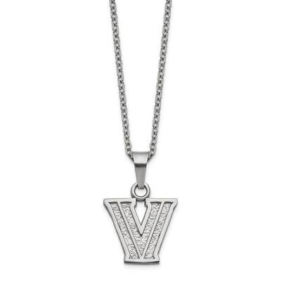 Villanova University Pendant &amp; Chain with 2 inch Extender Ne Stainless Steel ST516VIL, MPN: ST516VI…