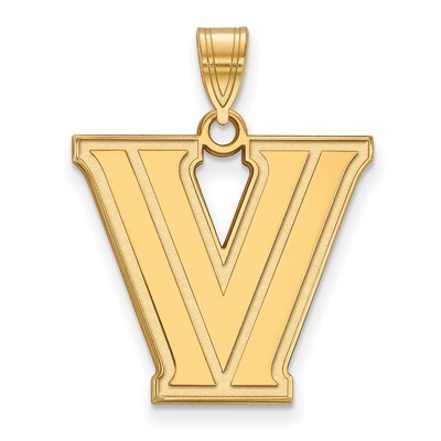 Villanova University Large Pendant 14k Yellow Gold 4Y003VIL, MPN: 4Y003VIL, 886774861777