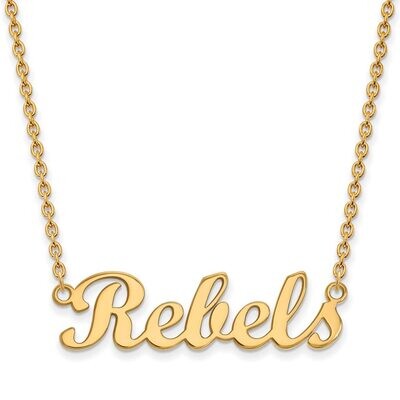 University of Mississippi Small Pendant 14k Yellow Gold 4Y075UMS, MPN: 4Y075UMS, 886774822761