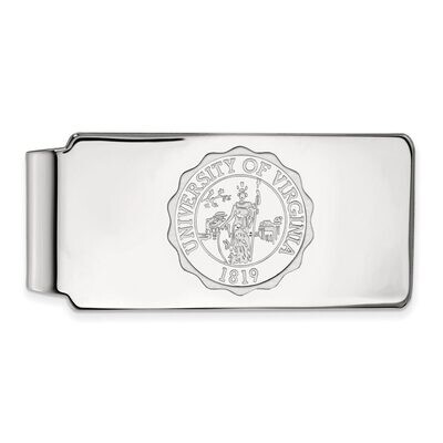 University of Virginia Money Clip Crest Sterling Silver SS070UVA, MPN: SS070UVA, 886774718569