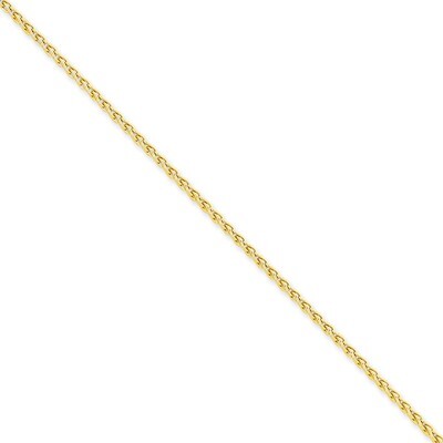 2.5mm Parisian Wheat Chain 24 Inch 14k Gold PEN66-24, MPN: PEN66-24, 886774400662