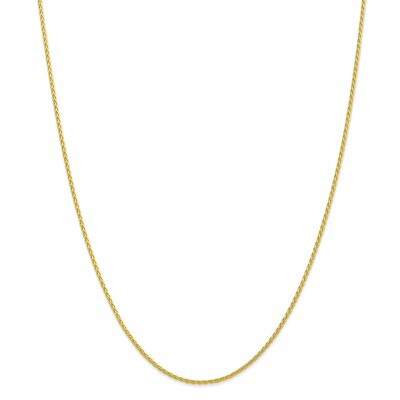 24 Inch 1.5mm Parisian Wheat Chain 10k Gold 10PEN266-24, MPN: 10PEN266-24, 191101600067