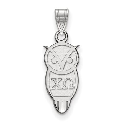 Chi Omega Small Pendant Sterling Silver SS035CHO, MPN: SS035CHO, 886774607122