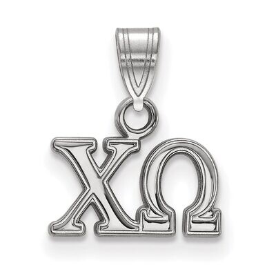 Chi Omega Small Pendant Sterling Silver SS002CHO, MPN: SS002CHO, 886774598543