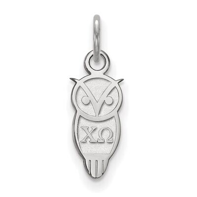 Chi Omega Extra Small Pendant Sterling Silver SS034CHO, MPN: SS034CHO, 886774606866