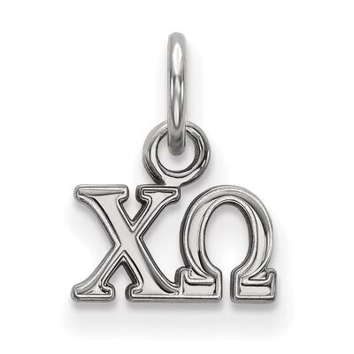 Chi Omega Extra Small Pendant Sterling Silver SS001CHO, MPN: SS001CHO, 886774598284