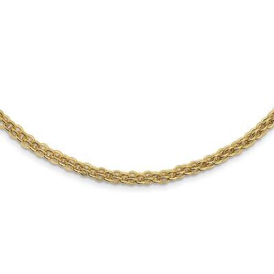 Fancy Link Necklace 18.5 Inch 14k Gold Polished SF2840-18.5, MPN: SF2840-18.5, 883957930725