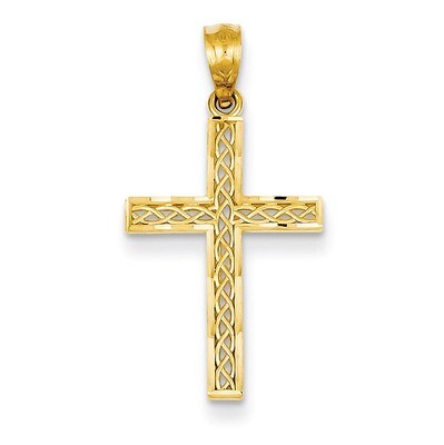 Filigree Cross Pendant 14k Gold REL70, MPN: REL70, 886774619156