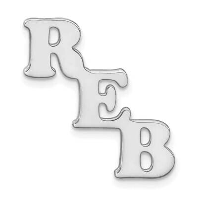 Polished Cut Out Tie Tac Sterling Silver Rhodium-plated XNA1271SS, MPN: XNA1271SS, 191101782848