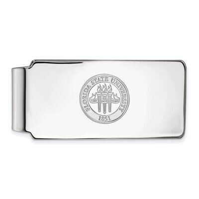 Florida State University Money Clip Crest Sterling Silver SS081FSU, MPN: SS081FSU, 886774683713