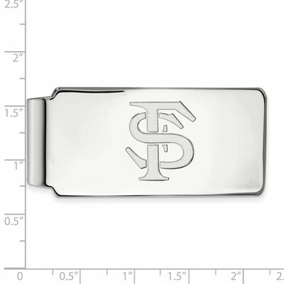 Florida State University Money Clip - 10k White Gold 1W025FSU, MPN: 1W025FSU, 886774783918