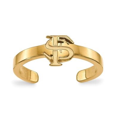 Florida State University Toe Ring Gold-plated Silver GP029FSU, MPN: GP029FSU, 886774932521