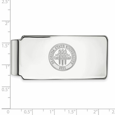 Florida State University Money Clip Crest - 10k White Gold 1W081FSU, MPN: 1W081FSU, 886774793634
