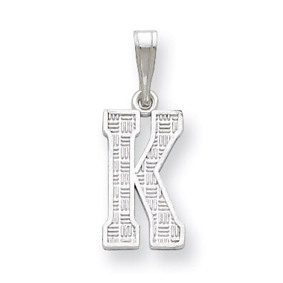 Initial K Charm Sterling Silver QC2762K, MPN: QC2762K, 883957906607