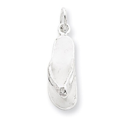 Flip Flop Charm Sterling Silver QC6317, MPN: QC6317, 883957915739