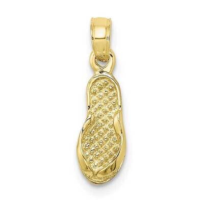 Single Flip-Flop Charm 10k Gold 10K7210, MPN: 10K7210,
