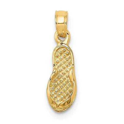 Single Flip-Flop Charm 14k Gold K7210, MPN: K7210, 637218051014