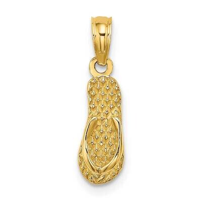 Rehoboth Single Flip-Flop Charm 14k Gold K7758, MPN: K7758, 637218033430