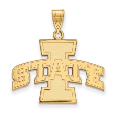 Iowa State University Large Pendant 10k Yellow Gold 1Y004IAS, MPN: 1Y004IAS, 886774801025