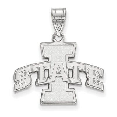 Iowa State University Medium Pendant 10k White Gold 1W003IAS, MPN: 1W003IAS, 886774770376