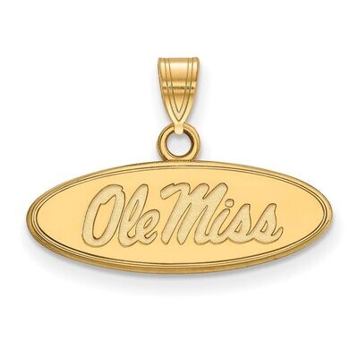 University of Mississippi Small Pendant 10k Yellow Gold 1Y002UMS, MPN: 1Y002UMS, 886774798394