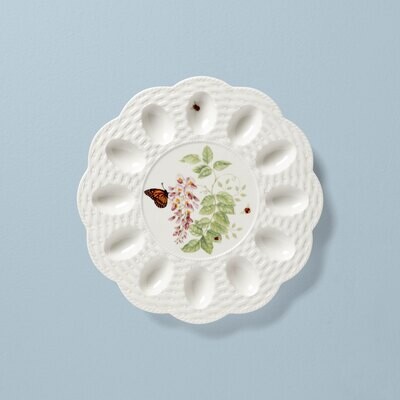 Lenox Butterfly Meadow Bunny Egg Tray 893457, MPN: 893457,