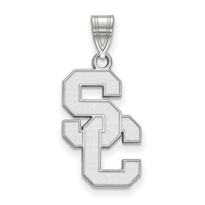 University of Southern California Large Pendant 14k White Gold 4W004USC, MPN: 4W004USC, 191101270437