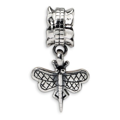 Dragonfly Dangle Bead - Sterling Silver QRS514, MPN: QRS514, 883957724256