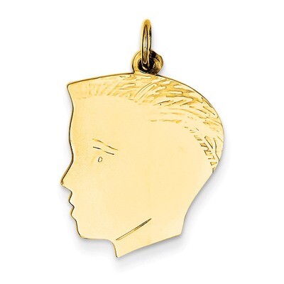 Boy Head Charm 14k Gold XM103/13, MPN: XM103/13, 883957528328