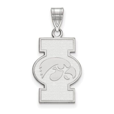 University of Iowa Large Pendant Sterling Silver SS075UIA, MPN: SS075UIA, 886774725826